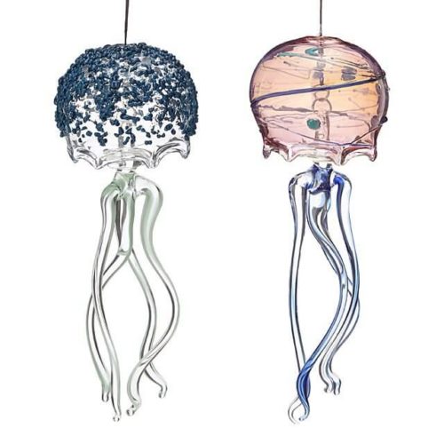 Glass Jellyfish Bells